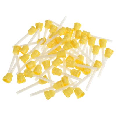 50 st 70 mm Engångs Dental Silikon Blandningsspets 4,2 mm 1:1