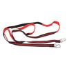 Marine Rope Ladder 3 Steps Foldable Detachable Anti Slip Nylon Red Swim Ladder for Inflatable Boat