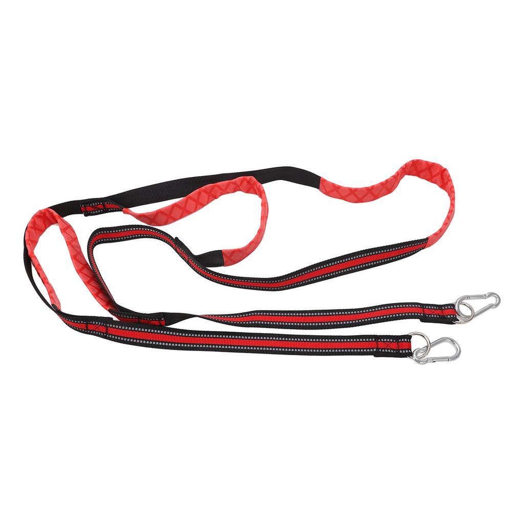 Marine Rope Ladder 3 Steps Foldable Detachable Anti Slip Nylon Red Swim Ladder for Inflatable Boat