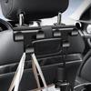 Car Seat Headrest Hook 3 Pack Hanger Storage Organizer Universal for Handbag Purse Coat Fit Universal Vehicle Car Black