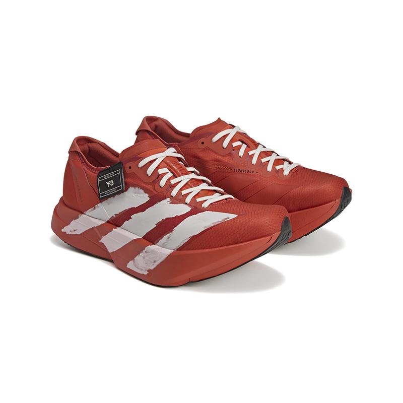 Y-3 Adios Pro 4.0 Fabric Fashion Comfortable Low-Top Lifestyle Casual Shoes Unisex Casual Shoes Brick-Red JR6657
