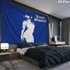 Aitana Custom Name Wall Tapestry Aesthetic Wall Hanging Printed Fabric Blanket Decorative Tapestries for Bedroom Living Room Home Decor
