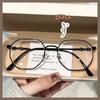 Oversized Ladies Myopia Glasses Anti Blue Light Blocking Men's Computer Minus Eyeglasses Diopter 0 To -4.0 Near Sight Eyewear