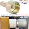 Trailer Dust Cap Tallation Tool 1.98 Inch Trailer Dust Cap Tool Axle Grease Cap Tool (1.98 '' Dust Cap Driver)