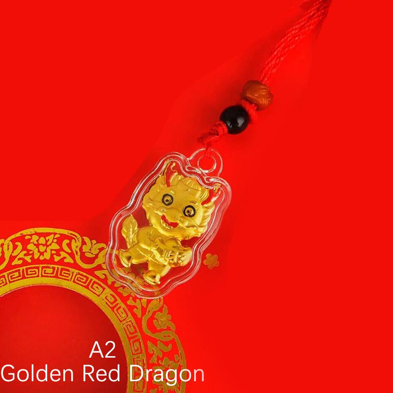 2025 Year Of The Dragon Gold Foil Commemorative Coin New Year Red Envelope Chinese New Year Spring Festival Souvenirs Gift