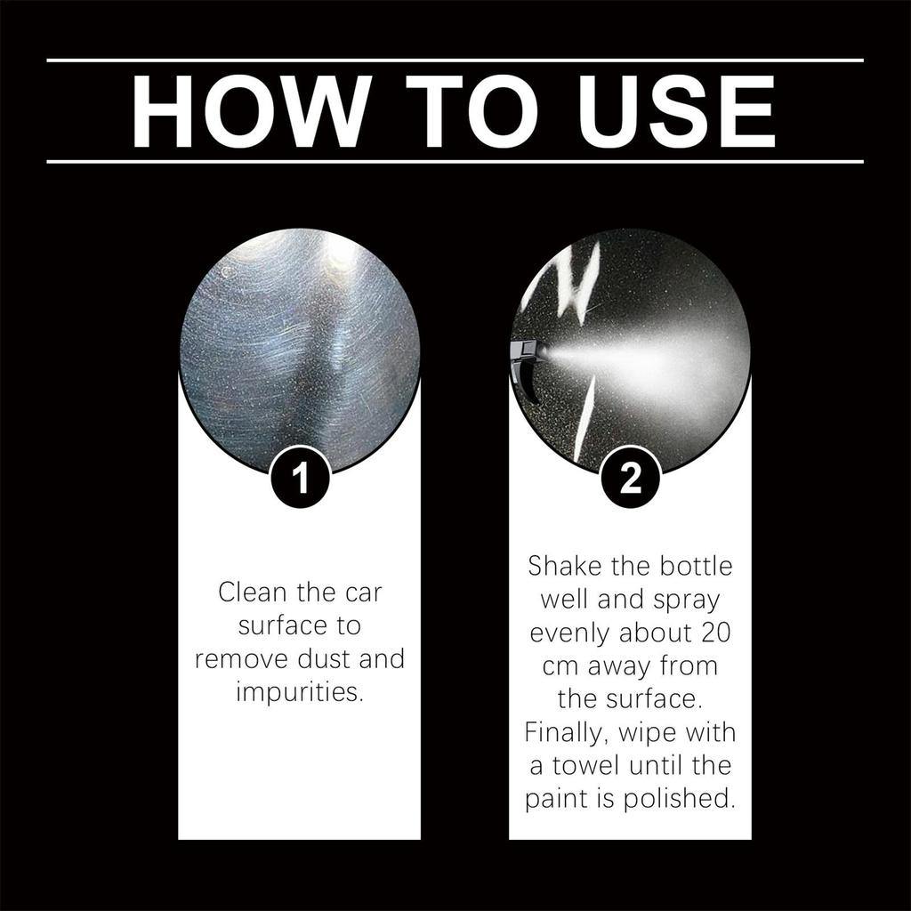 120ml Automobil Keramikbeschichtung Spray Autolackreiniger Automobilbeschichtung Wasserdicht Klarlackmittel Reinigungsspray
