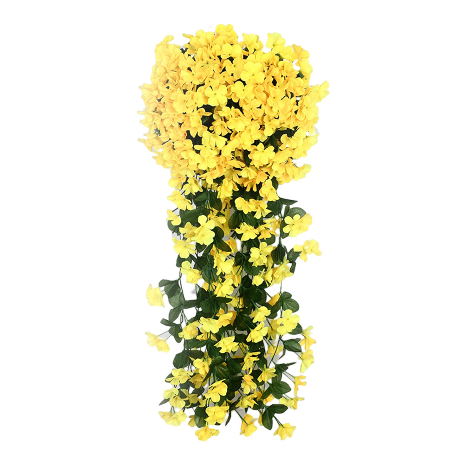 Artificial Violet Flower Reusable Wall Hanging Violet Bouquet Home Party Decor