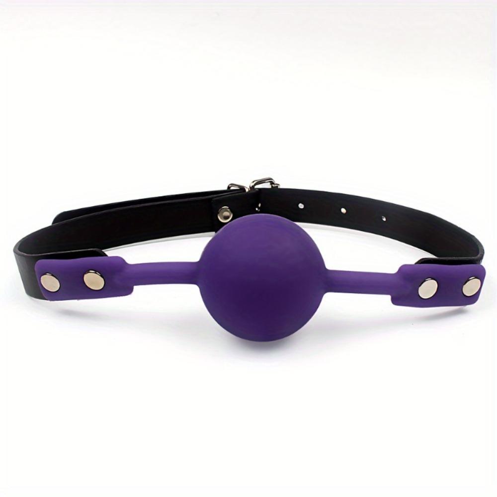 Giocattolo sessuale con palla imbavagliata in silicone morbido, BDSM bondage, palla da bocca per coppia, accessori per sesso per adulti