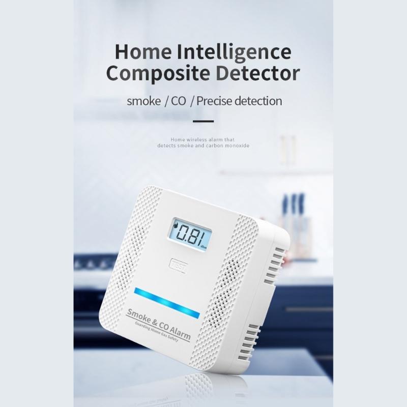 Portability Carbon Monoxide Detector CO Gas Detector With Screen And 90dB Alerts For Indoor Air Quality Protections