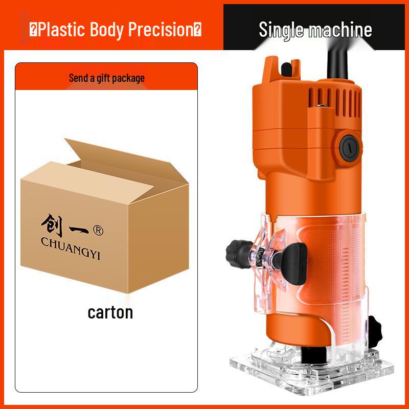 

Chuangyi Multi-Function Edge Trimmer & Engraver - Woodworking Grooving, Chamfering, & Milling Handheld Router