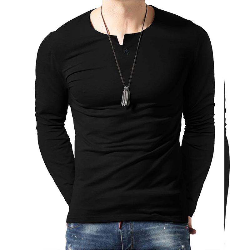 Men'S Clothing, Men'S Long-Sleeved Autumn And Winter T-Shirts, Customized Large-Size Clothing.