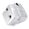 Chainsaw Muffler Replacement, Metal Exhaust Muffler for MS271 MS291 with Premium Steel, Noise Reduction and Engine