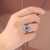 925 Sterling Silver Natural Kyanite Elegant Ring December Gemstone for Women &Lady Fine Jewelry Birthday Party Festiva Gift