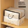 Multifunctional Transparent Waterproof Toy Storage Bag Large Capacity Organizer for Kids Stuffed Animal Storage 1PC