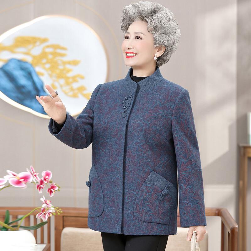 Madam Datang New Chinese Style Autumn Tang Suit Jacket for Senior Women