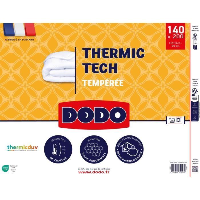DODO - Temperate Duvet 250 G/m² - THERMIC TECH - 140 X 200 Cm - White