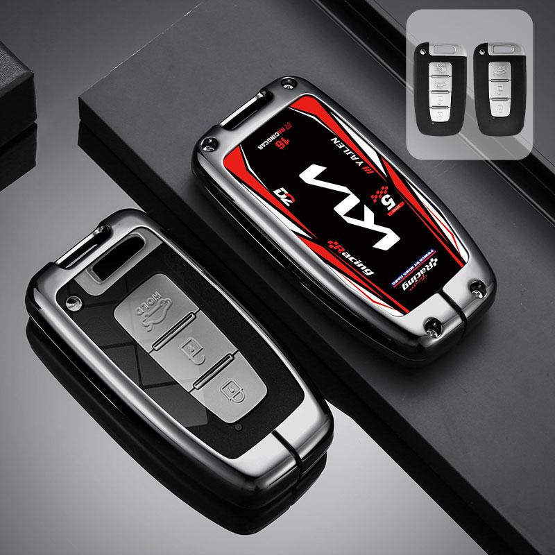 

2026 Горячая наклейка на автомобиль Чехол для пульта дистанционного управления автомобиля из цинкового сплава Для Kia Forte Rio 3 K2 K3 K5 Sportage Sorento Soul Для KIA Forte Sportage K2