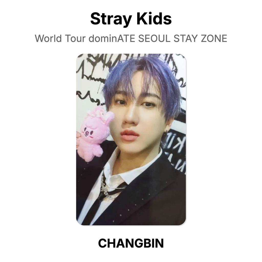 Stray Kids World Tour dominATE SEOUL STAY ZONE Official Photocard