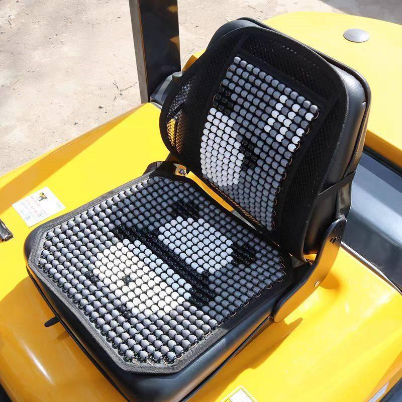 Breathable Summer Forklift Seat Cover for Heli, Longgong, Liugong - Cool Plastic Cushion
