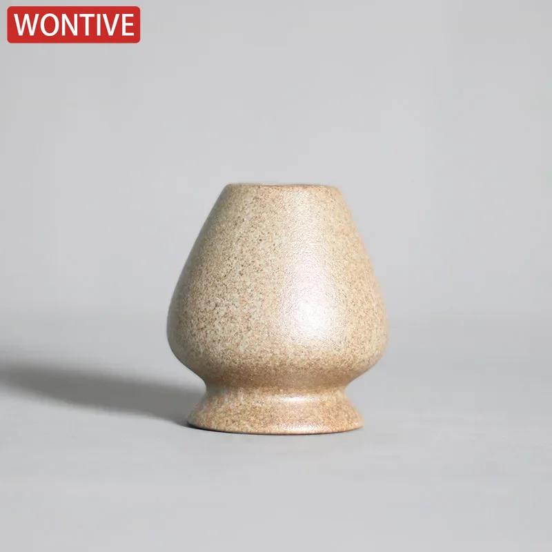 Japońska Ceramika Gruboziarnista Matcha Herbata Chasen Uchwyt Stojak Miseczka Bambusowa Mioteczka Młynek Zestaw Do Herbaty Narzędzia Uchwyt Akcesoria Do Herbaty Zestaw Do Herbaty