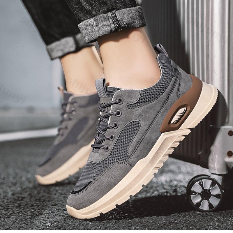 Fashion Man Fashion Sneakers Mesh Breathable 2025 Autumn Running Shoes Comfortable Outdoor Sports Men Casual Shoes Tenis Masculino