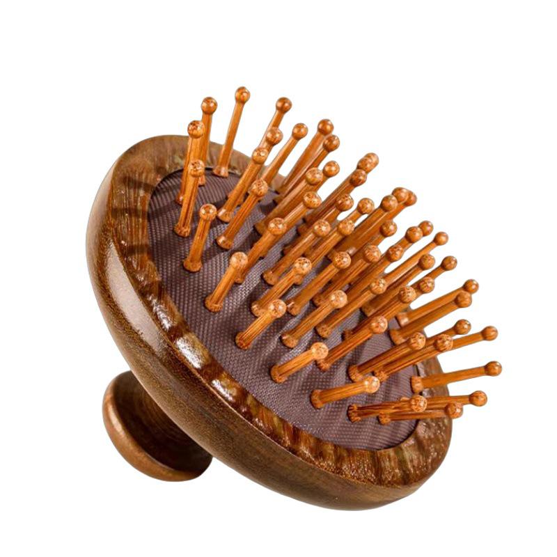 Non-Pear Wood Meridian Massage Brush: Full Body Meridian Dredging, Fat Burning, Abdomen Scraping with Pure Brass.