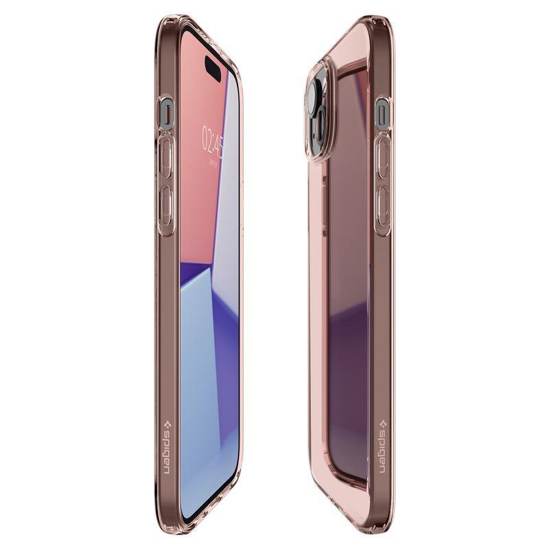 Spigen Crystal Flex Case for iPhone 15 Plus - Pink/Clear