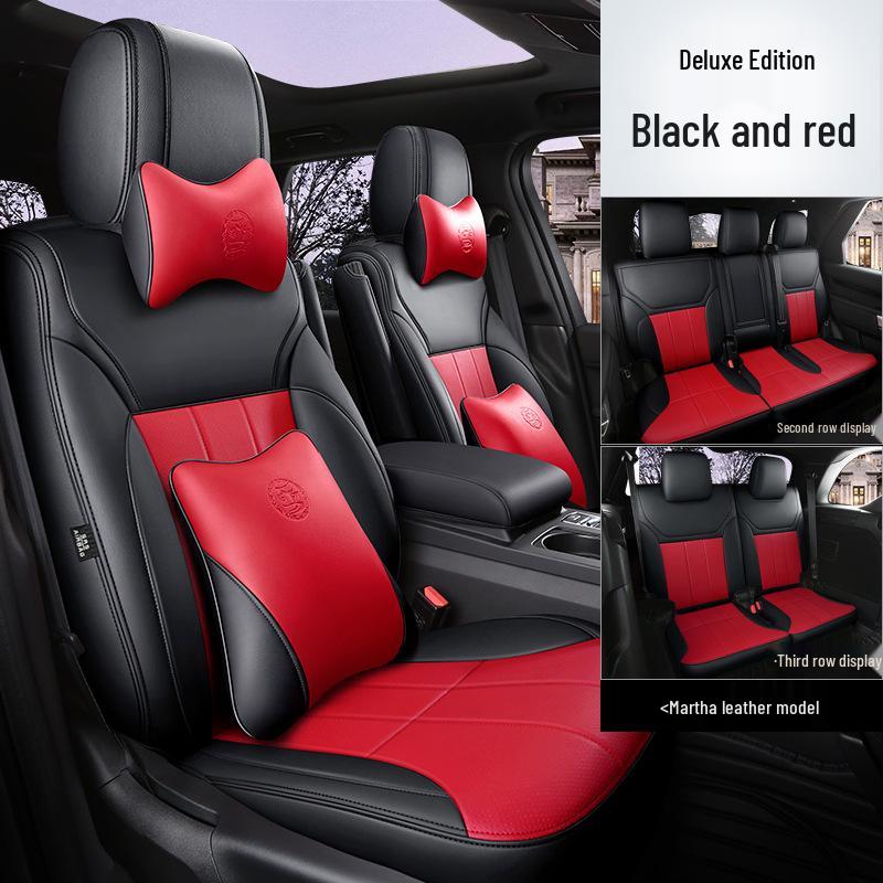 All-Season Universal Leather Seat Cover, Wear-Resistant, Full Coverage, Fits All Car Models