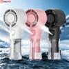 Portable Humidifier Fan Mini Mist Fan Rechargeable High Speed Handheld Turbo Fan Water Spray Mist Fan Outdoor Small Pocket Fan