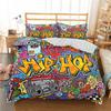 Three-Piece Graffiti Digital Printing Polyester Children'S Bedding Home Textile