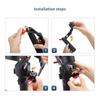Handheld Stabilizer Arbitrary Angle Adjustment Abundant Hole Position High Hardness Low Angle Shooting Support Action Camera Mount for RS3/3