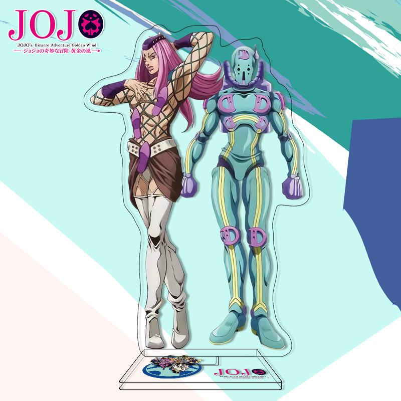 JOJO s Bizarre Adventure Golden Wind Anime Acrylic Standee Character Display Figurine Dropshipping Anime Merchandise