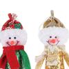 2Pcs Christmas Snowman Dolls Light Up Ideal Gift Decorations for Window Bedroom Xmas