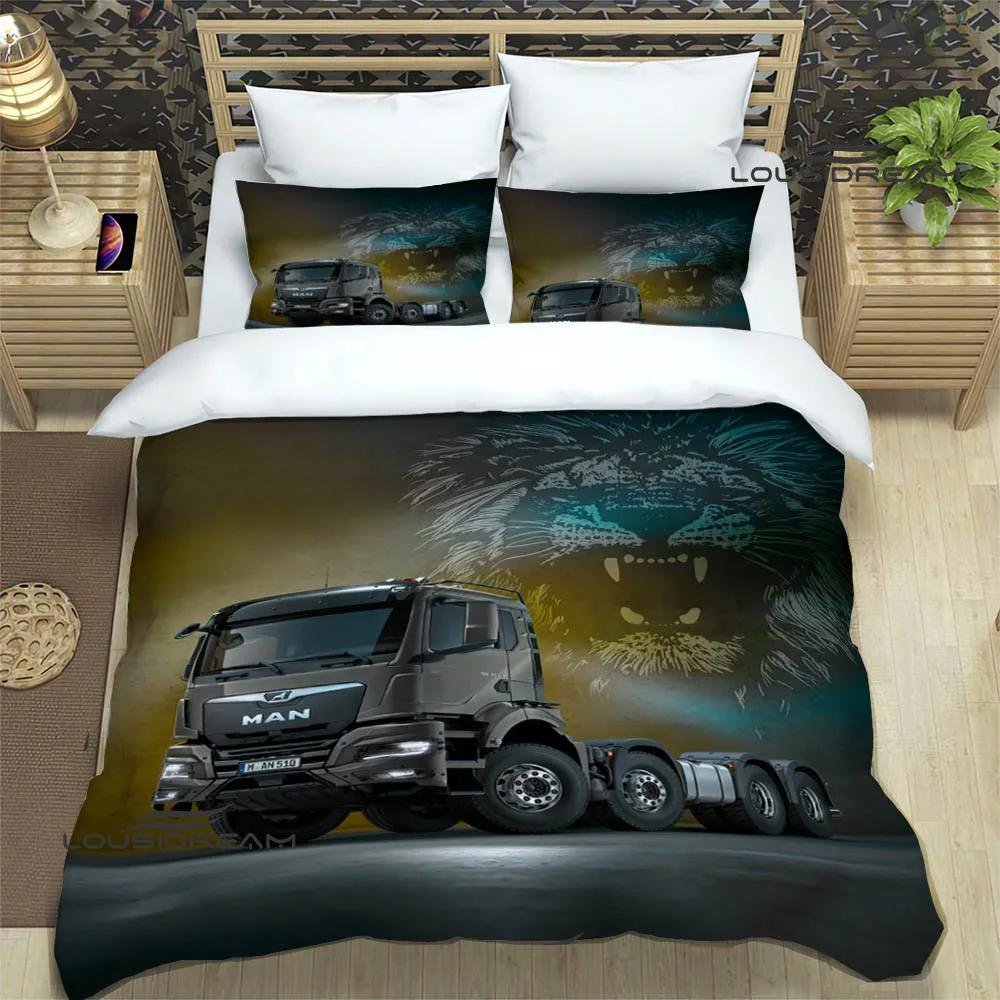 3D Cilvēka kravas auto Retro apdrukāti