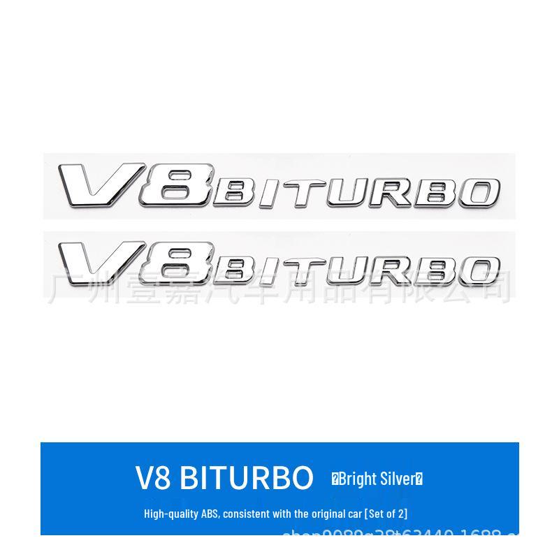 Compatible Mercedes AMG GT50 GT63 Trunk Emblem Sticker for GTR GTC GTS