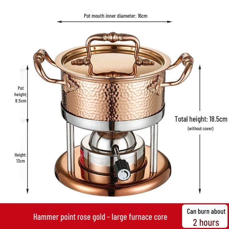 Jiakangming Portable Gas Hot Pot for Single Person