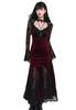 Qichenk Gothic Lolita Plus for Christmas JY23704-red-M Dress, Mass-Produced Costume, Size, Cosplay, Cross-Dressing, Maid, Halloween,