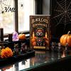 Calendario dell'Avvento di Halloween Giorno dei Morti, Set di Ornamenti Acrilici da 24 Giorni con Stile Oscuro Decorazioni per la Casa Teschio e Fiori di Calendula, Decorazione da Appendere all'Albero,
