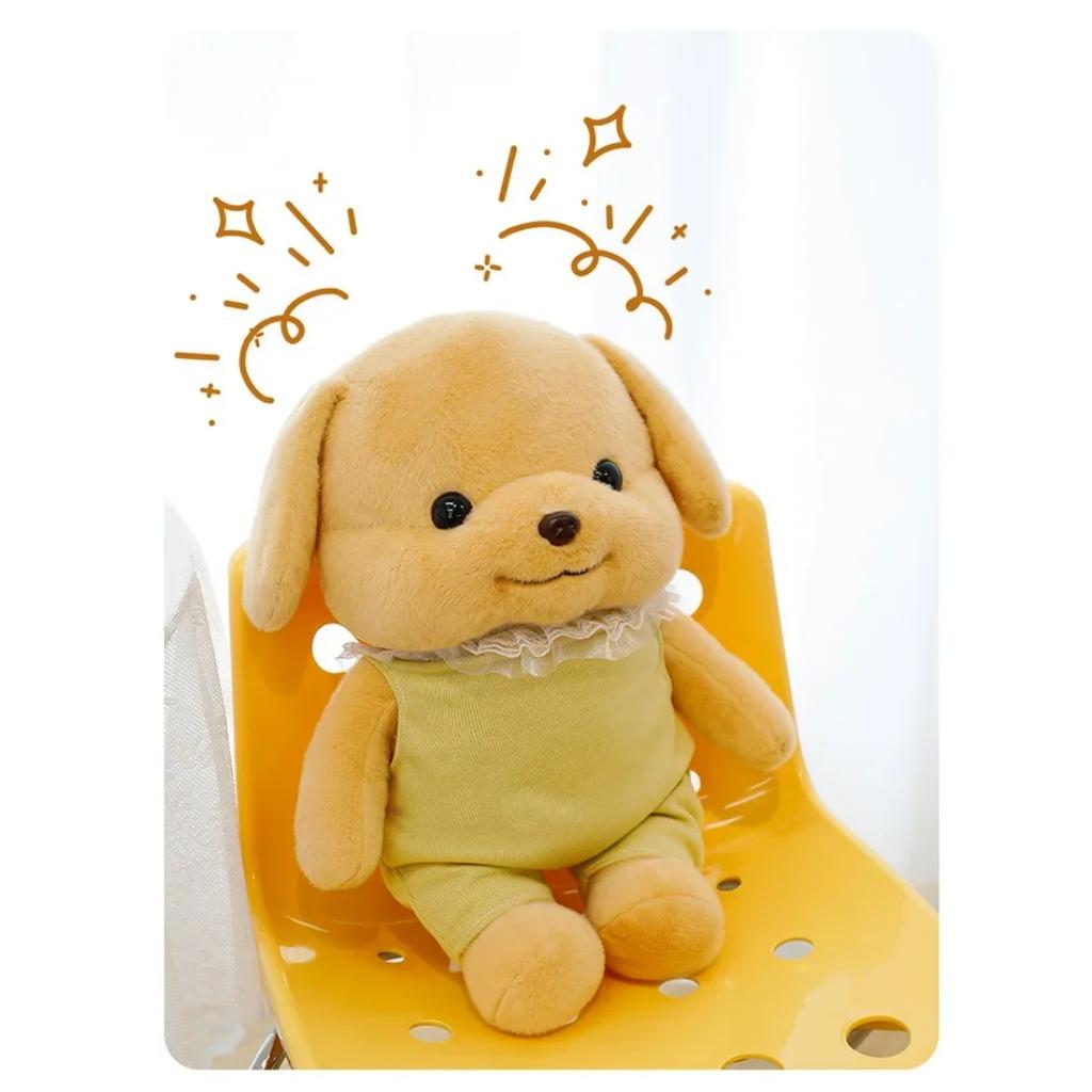 Pudl Lesní zvíře Plyšová hračka Roztomilá Anime Plněné plyšové hračky Kawaii Psí panenky Vánoční dárek Měkké štěně Mazlíček Domácí dekorace na pohovku