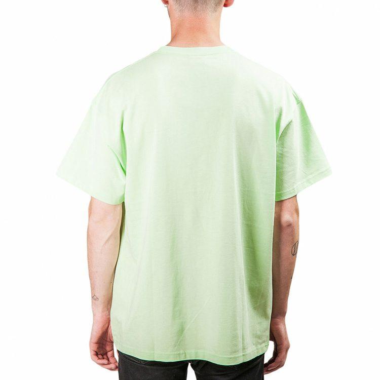 Nike ACG T Shirts Men's Green Yellow Crew Neck Moderate Straight Fit BQ7342-701