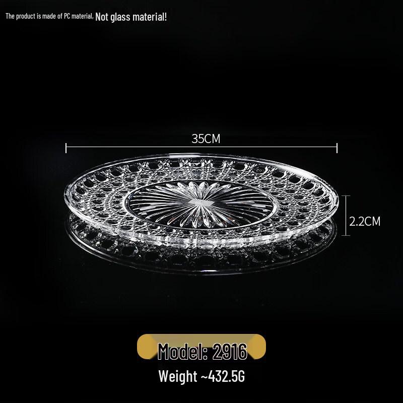 

Hanyou Thickened Round Transparent Acrylic Plate