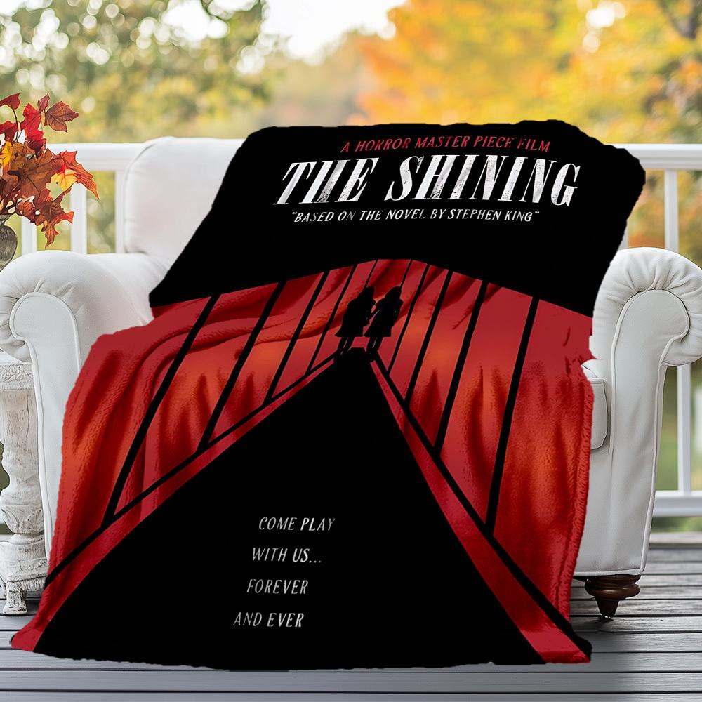 1PC Horror Master Piece Film Outdoor Flannel Blanket Soft Plush Decor for Picnics, camping,Bedroom, Playroom, Office, or Lunch Break1134A