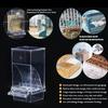 Pack of 2 Automatic Bird Feeder Water Dispenser Set for Parrots Cockatiels Pet Birds Easy Installation