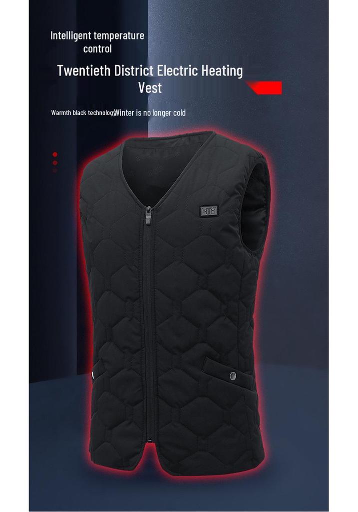 Men's Smart USB Heated Vest Jacket for Casual Wear