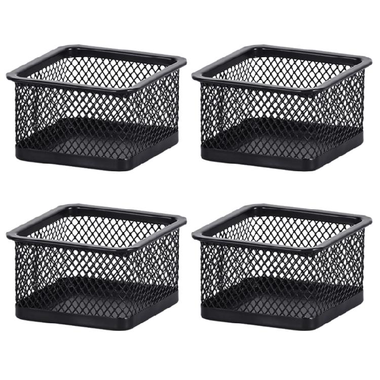 

4Pcs Paper Clip Organiser Stackable Metal Pin Storage Box Paperclip Dispenser for Home School Office Desk Organization 1