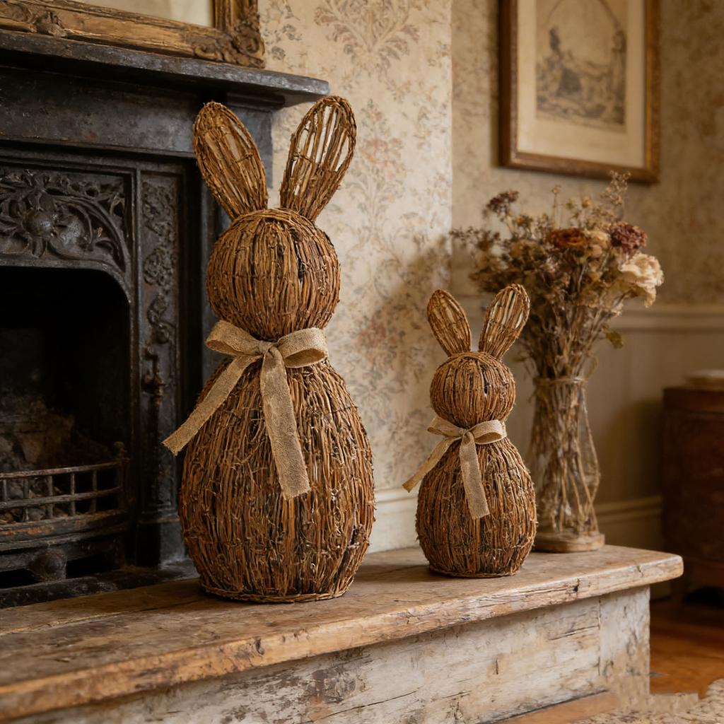 Handmade Woven Figurine Home Decoration