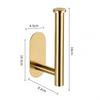 Stainless Steel Toilet Paper Holder – Wall Mount Punch Installation Roll Tissue Dispenser for Bathroom Kitchen and Washroom