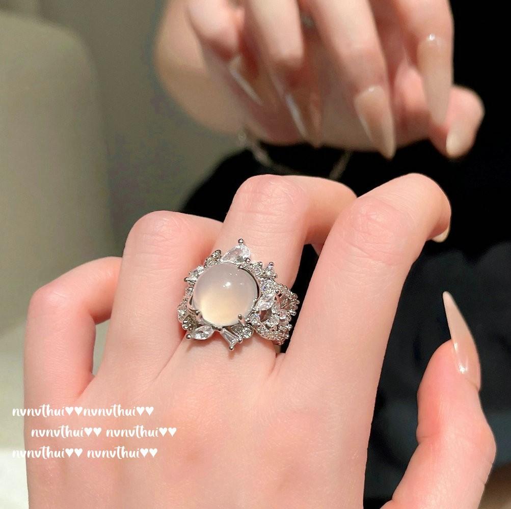 Jewelry, Handmade Wheat Ear Water Drop Gem Earrings, Banquet Haute Couture Glazed Flower Ball Snowflake Zircon Brooch Set
