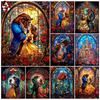 Diamond Painting Disney Beauty And The Beast Full Round Diamond Mosaic Home Decor Full Square&Round Diamond Mosaic Embroidery Cross Stitch