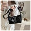 Soft Faux Leather Shoulder Bag for Women Small Capacity Crossbody Purse Trendy Dumpling Handbag